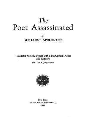 [Gutenberg 60771] • The Poet Assassinated